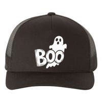 Funny Boo Ghost Retro Halloween Costume Yupoong Adult 5-Panel Trucker Hat