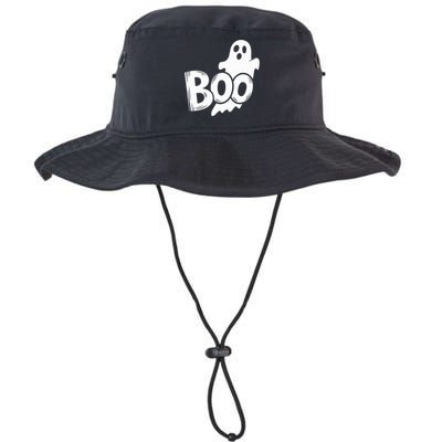 Funny Boo Ghost Retro Halloween Costume Legacy Cool Fit Booney Bucket Hat