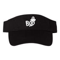 Funny Boo Ghost Retro Halloween Costume Valucap Bio-Washed Visor