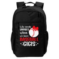 Funny Baseball Gigi Grandma Gigi Of A Baseball Player Gigi Backpack