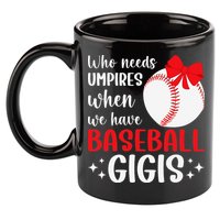 Funny Baseball Gigi Grandma Gigi Of A Baseball Player Gigi 11oz C Handle Ceramic Mug