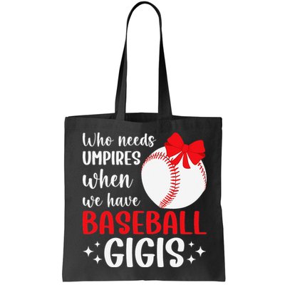 Funny Baseball Gigi Grandma Gigi Of A Baseball Player Gigi Bag