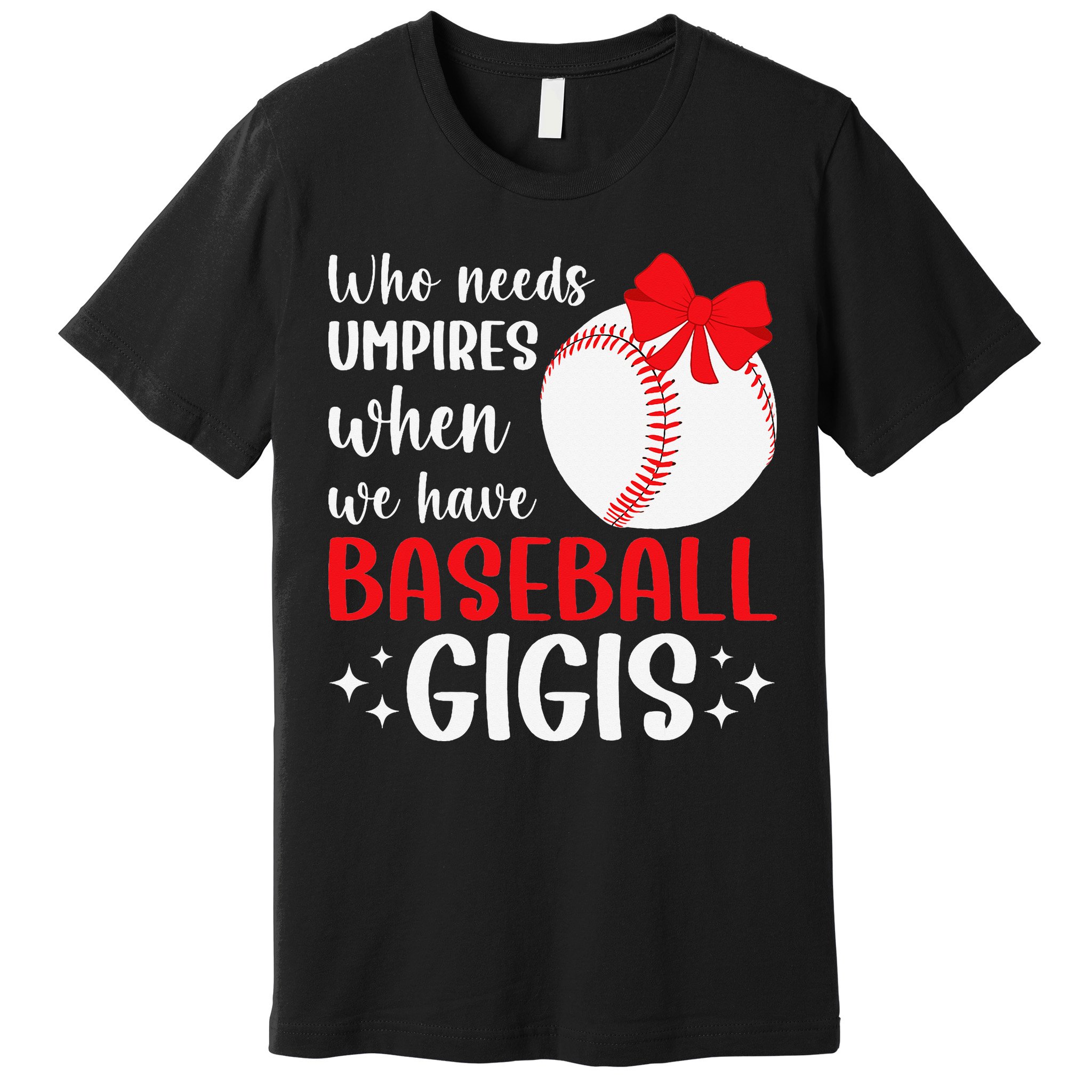 Funny Baseball Gigi Grandma Gigi Of A Baseball Player Gigi Premium T-Shirt