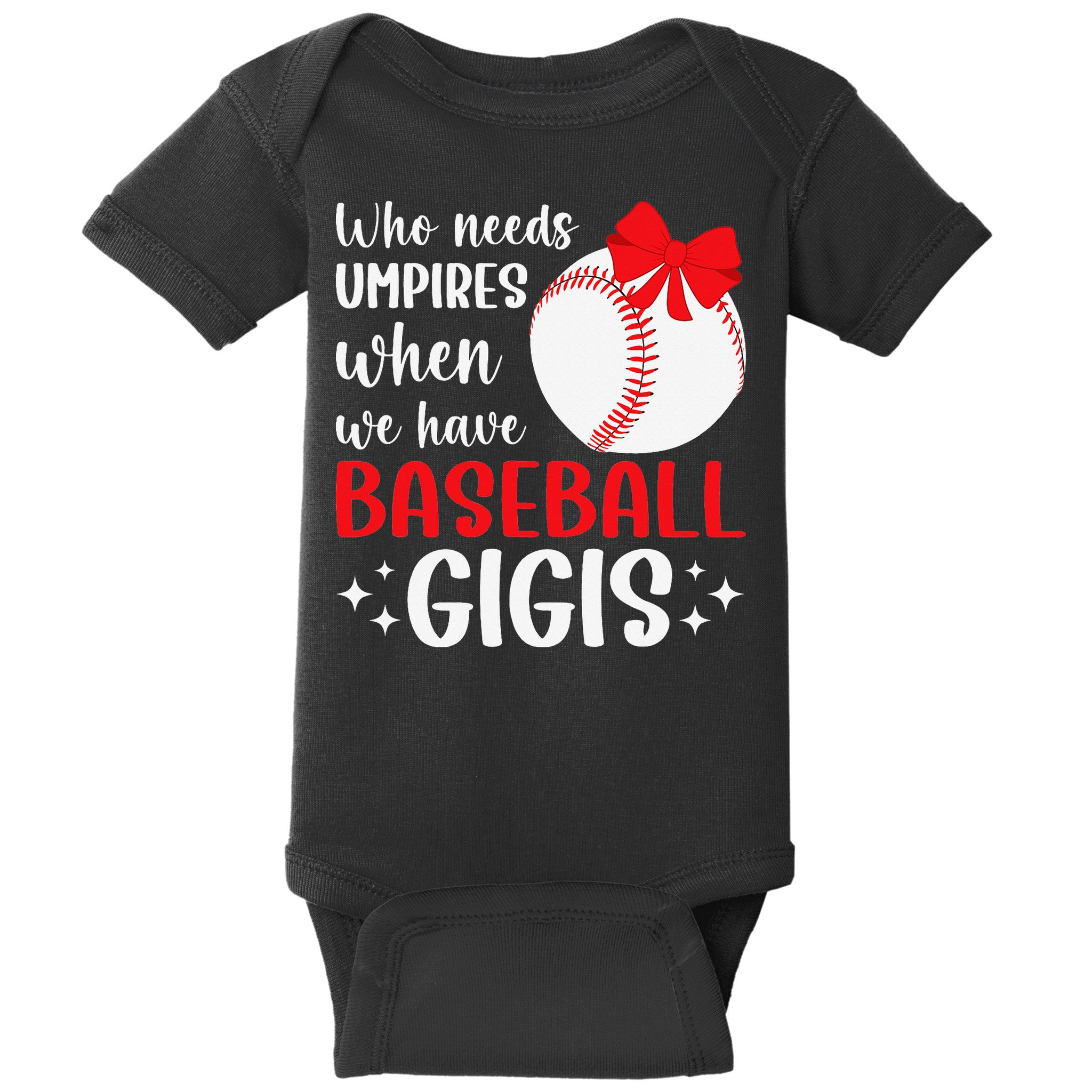 Funny Baseball Gigi Grandma Gigi Of A Baseball Player Gigi Baby Bodysuit