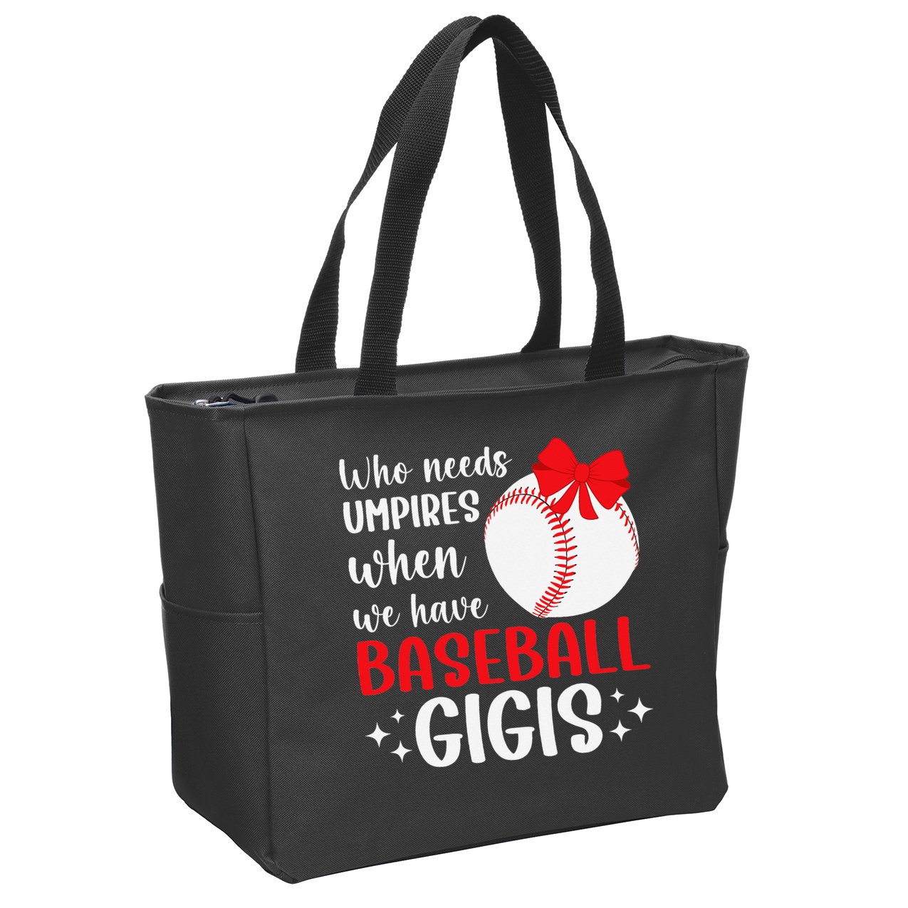 Funny Baseball Gigi Grandma Gigi Of A Baseball Player Gigi Zip Tote Bag