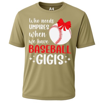 Funny Baseball Gigi Grandma Gigi Of A Baseball Player Gigi Cooling Performance Crew T-Shirt