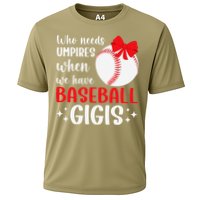 Funny Baseball Gigi Grandma Gigi Of A Baseball Player Gigi Cooling Performance Crew T-Shirt
