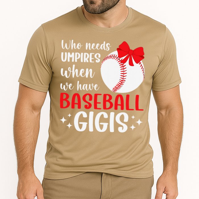Funny Baseball Gigi Grandma Gigi Of A Baseball Player Gigi Cooling Performance Crew T-Shirt