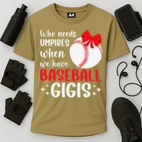 Funny Baseball Gigi Grandma Gigi Of A Baseball Player Gigi Cooling Performance Crew T-Shirt