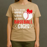 Funny Baseball Gigi Grandma Gigi Of A Baseball Player Gigi T-Shirt