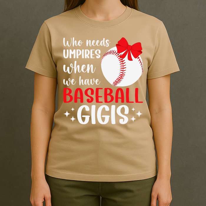 Funny Baseball Gigi Grandma Gigi Of A Baseball Player Gigi T-Shirt