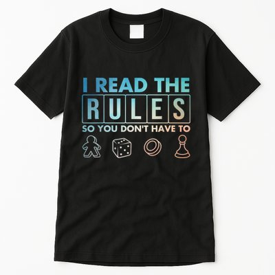 Funny Board Games Art For Women Lovers Board Gamer Tall T-Shirt