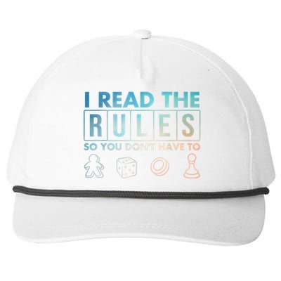 Funny Board Games Art For Women Lovers Board Gamer Snapback Five-Panel Rope Hat