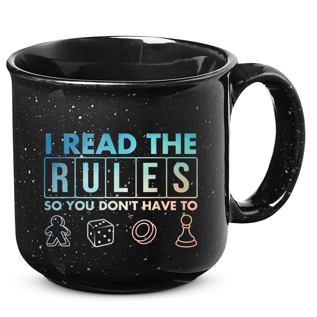 Funny Board Games Art For Women Lovers Board Gamer 15oz Campfire Ceramic Mug
