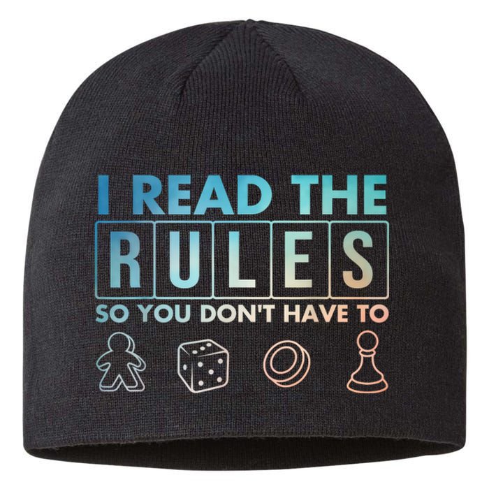 Funny Board Games Art For Women Lovers Board Gamer Sustainable Beanie