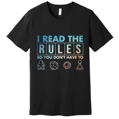 Funny Board Games Art For Women Lovers Board Gamer Premium T-Shirt