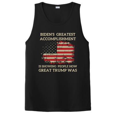 Funny Bidens Greatest Accomplishment Is Showing Trump 2024 PosiCharge Competitor Tank