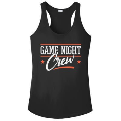 Family Board Game Night I Game Night Crew Ladies PosiCharge Competitor Racerback Tank