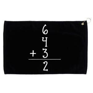 Funny Baseball Gift 6+4+3 2 Baseball Double Play Grommeted Golf Towel