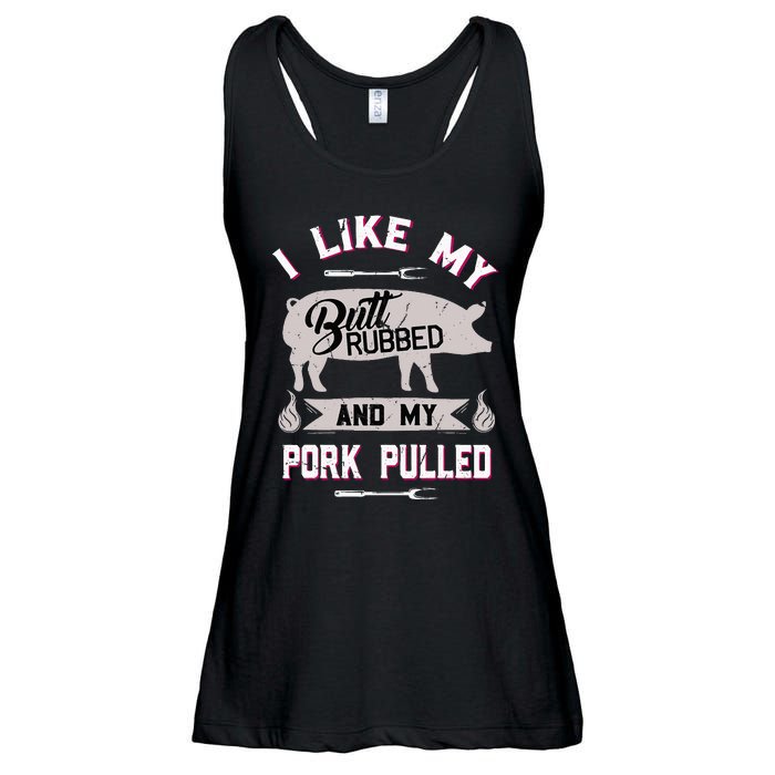 Funny Bbq Grilling Quote Pig Pulled Pork Ladies Essential Flowy Tank