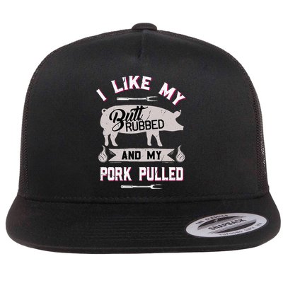 Funny Bbq Grilling Quote Pig Pulled Pork Flatbill Hat