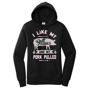 Funny Bbq Grilling Quote Pig Pulled Pork Women's Pullover Hoodie