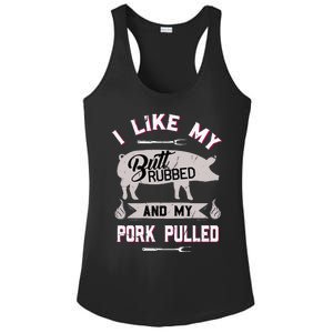 Funny Bbq Grilling Quote Pig Pulled Pork Ladies PosiCharge Competitor Racerback Tank