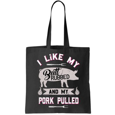 Funny Bbq Grilling Quote Pig Pulled Pork Bag