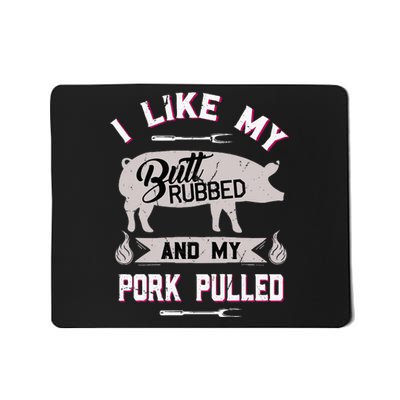 Funny Bbq Grilling Quote Pig Pulled Pork Mousepad