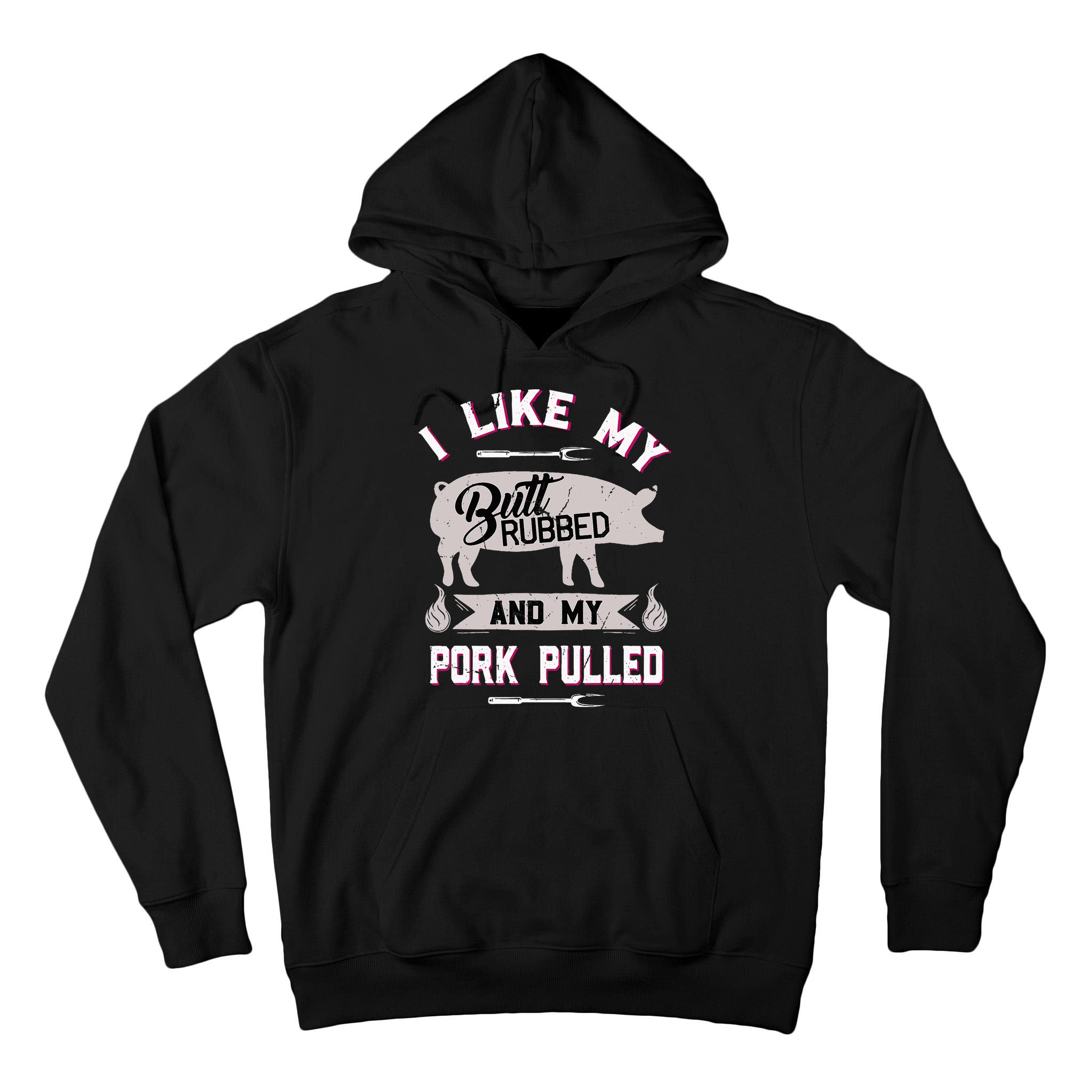 Funny Bbq Grilling Quote Pig Pulled Pork Tall Hoodie
