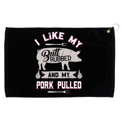 Funny Bbq Grilling Quote Pig Pulled Pork Grommeted Golf Towel