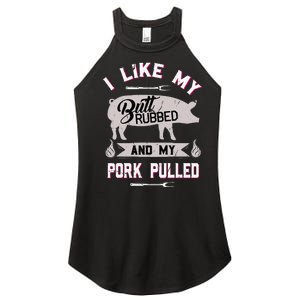 Funny Bbq Grilling Quote Pig Pulled Pork Women's Perfect Tri Rocker Tank