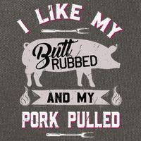 Funny Bbq Grilling Quote Pig Pulled Pork Cotton Canvas Backpack