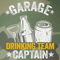 Funny Beer Garage Drinker Garage Drinking Team Captain Legacy Tie Dye Trucker Hat