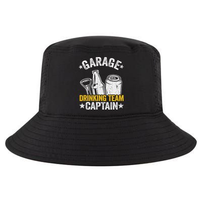 Funny Beer Garage Drinker Garage Drinking Team Captain Cool Comfort Performance Bucket Hat