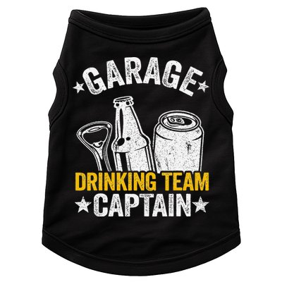 Funny Beer Garage Drinker Garage Drinking Team Captain Doggie Tank