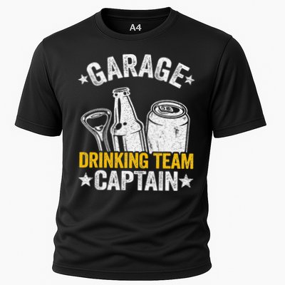 Funny Beer Garage Drinker Garage Drinking Team Captain Performance Shirt