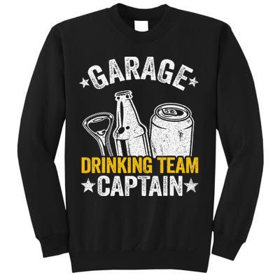 Funny Beer Garage Drinker Garage Drinking Team Captain Sweatshirt