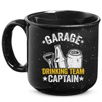 Funny Beer Garage Drinker Garage Drinking Team Captain 15oz Campfire Ceramic Mug