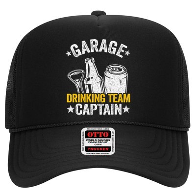 Funny Beer Garage Drinker Garage Drinking Team Captain Trucker Hat