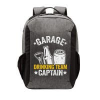 Funny Beer Garage Drinker Garage Drinking Team Captain Vector Backpack