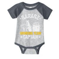 Funny Beer Garage Drinker Garage Drinking Team Captain Infant Baby Jersey Bodysuit