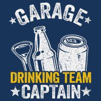 Funny Beer Garage Drinker Garage Drinking Team Captain Infant Baby Jersey Bodysuit