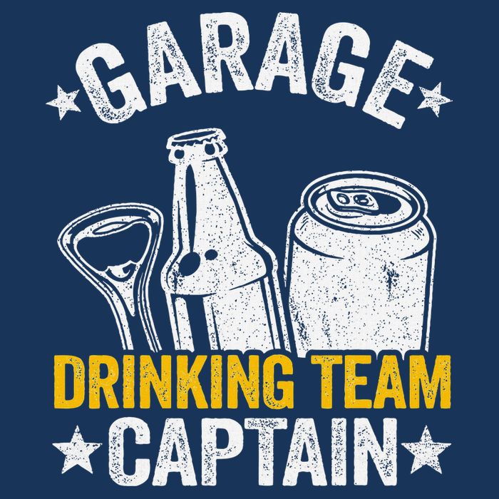 Funny Beer Garage Drinker Garage Drinking Team Captain Infant Baby Jersey Bodysuit
