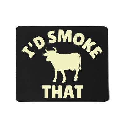 Funny BBQ Grilling Id Smoke That Mousepad