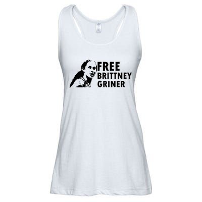 Free Brittney Griner Free BG Basketball Support Brittney Griner Ladies Essential Flowy Tank