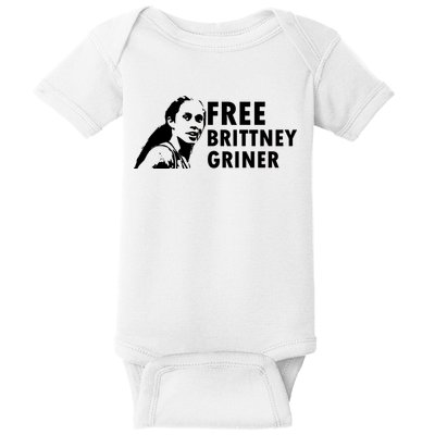 Free Brittney Griner Free BG Basketball Support Brittney Griner Baby Bodysuit