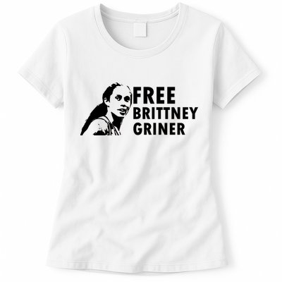 Free Brittney Griner Free BG Basketball Support Brittney Griner Womens T-Shirt