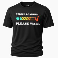 Funny Bowling Gift Strike Loading Please Wait Gift Cooling Performance Crew T-Shirt