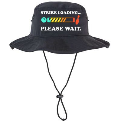 Funny Bowling Gift Strike Loading Please Wait Gift Bucket Hat